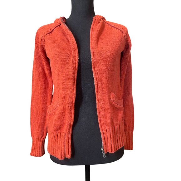 Ruffhewn ladies zipper front rust hoodie cardigan pockets Small fall - Picture 6 of 12